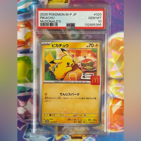 Pokemon Other - Pokemon Pikachu McDonald’s 2025 PSA 10